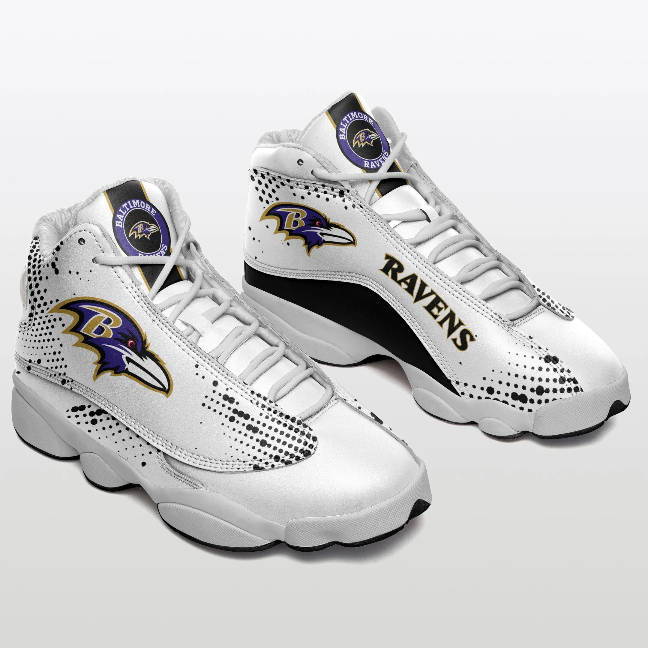 baltimore ravens air jd13 sneakers 544 pkmyi