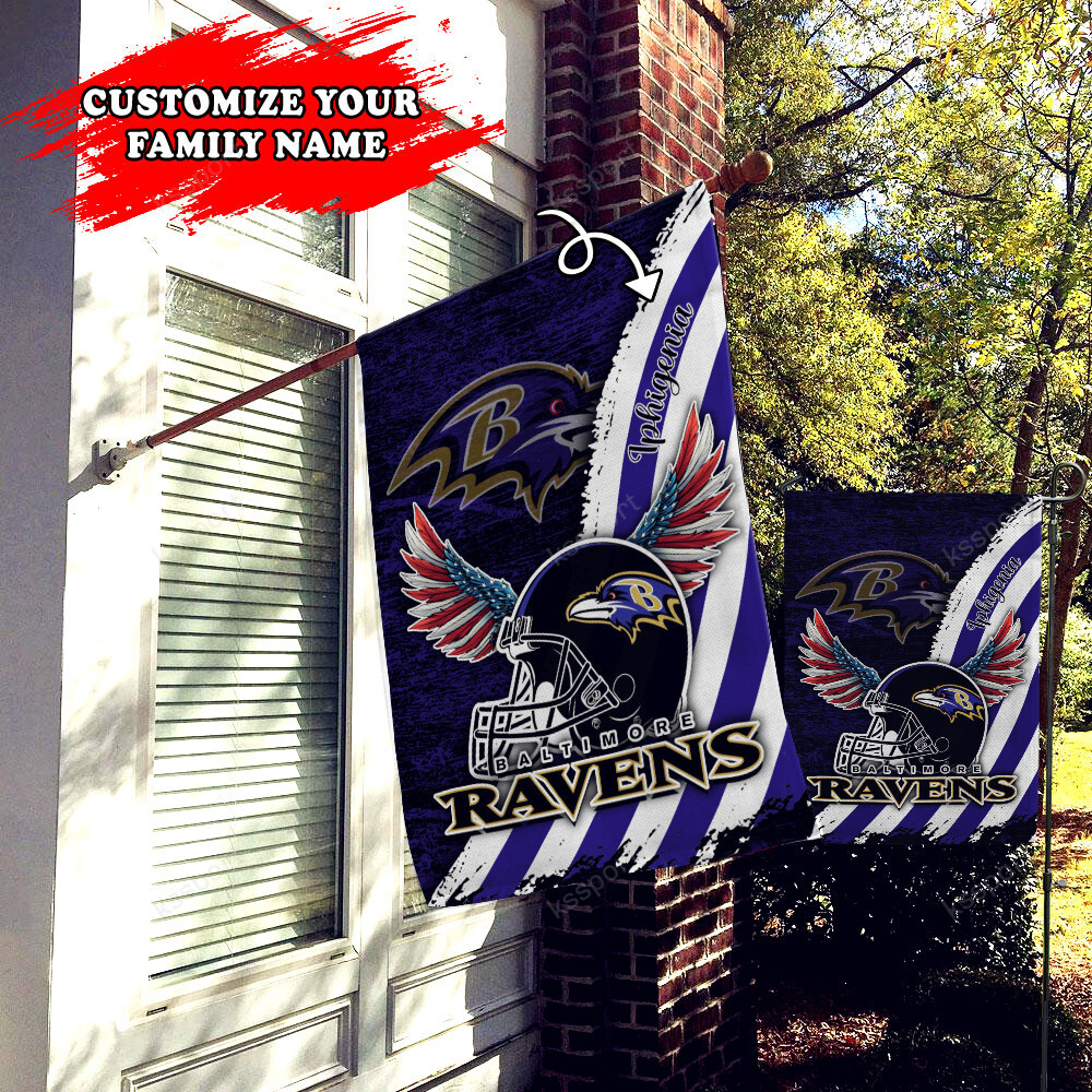 baltimore ravens personalized flag 444 aigxj