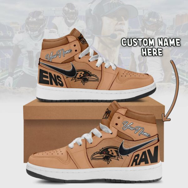 baltimore ravens brown air jordan 1