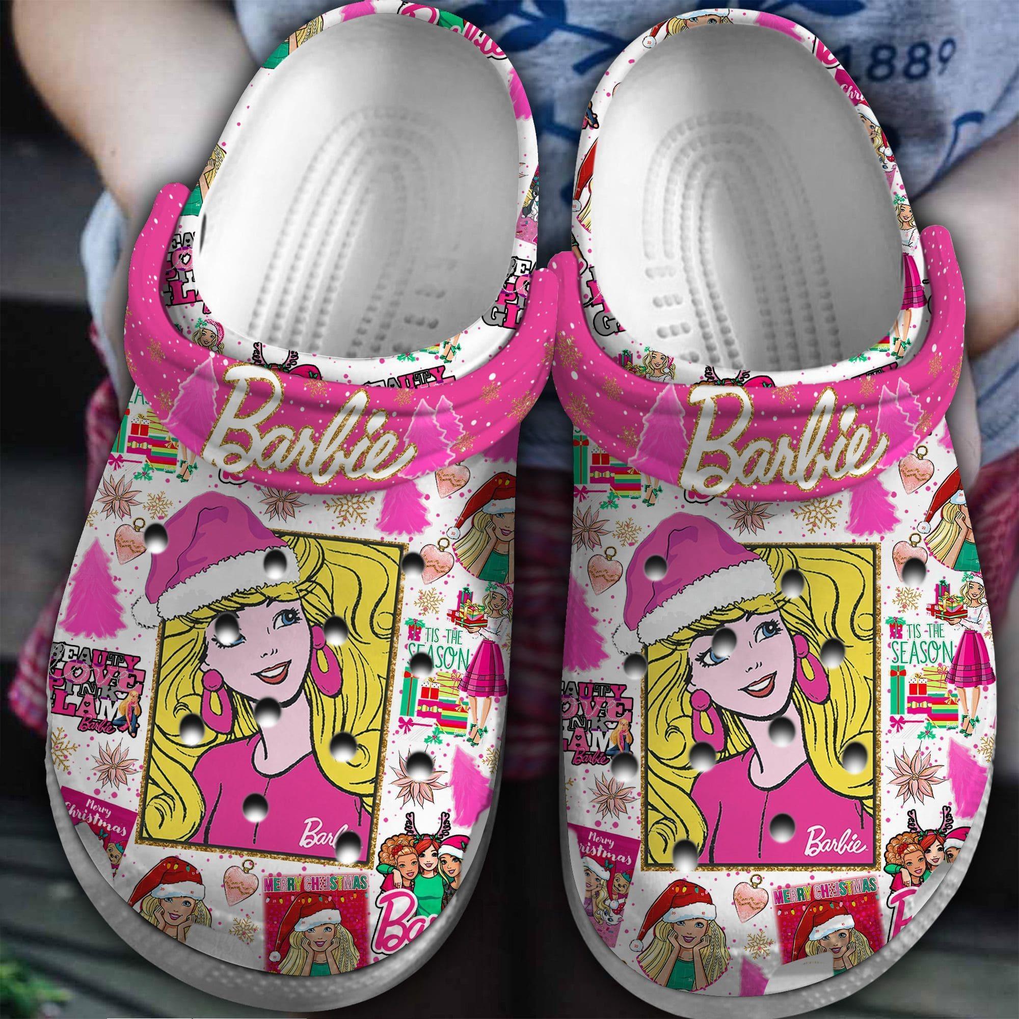 barbie movie crocs crocband clogs shoes comfortable for kids and adults 2