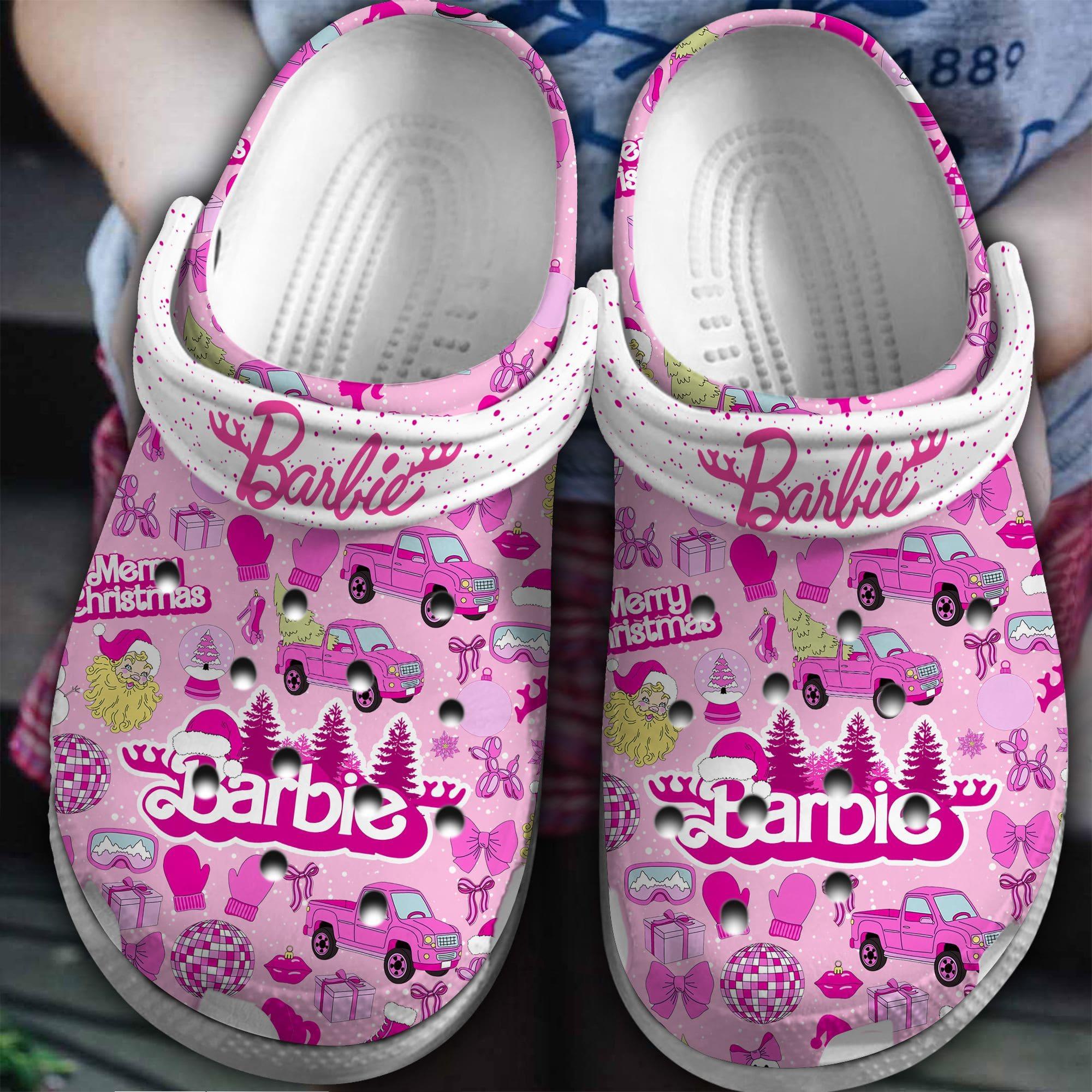 barbie movie crocs crocband clogs shoes comfortable for kids and adults 12 1