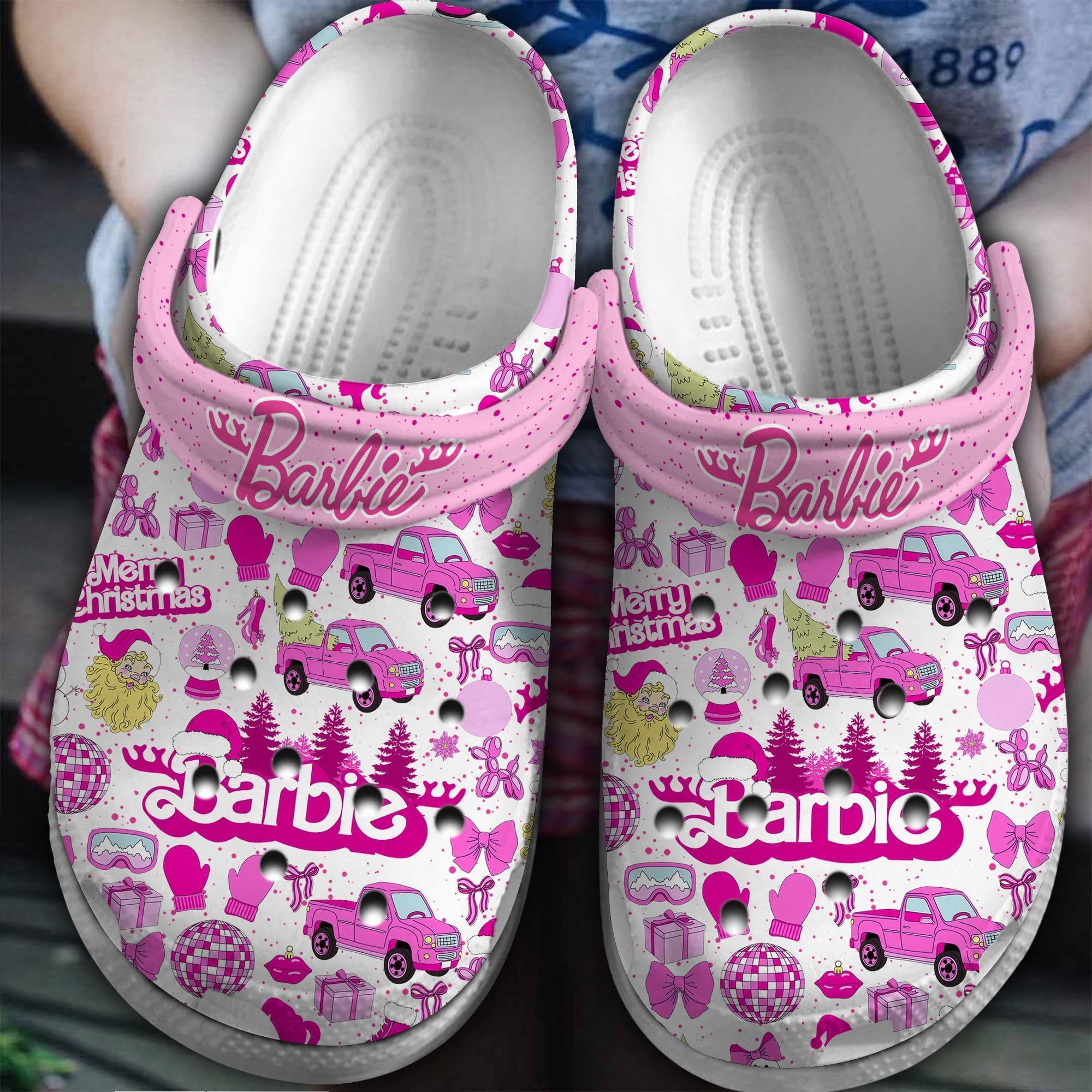 barbie movie crocs crocband clogs shoes comfortable for kids and adults 9 1