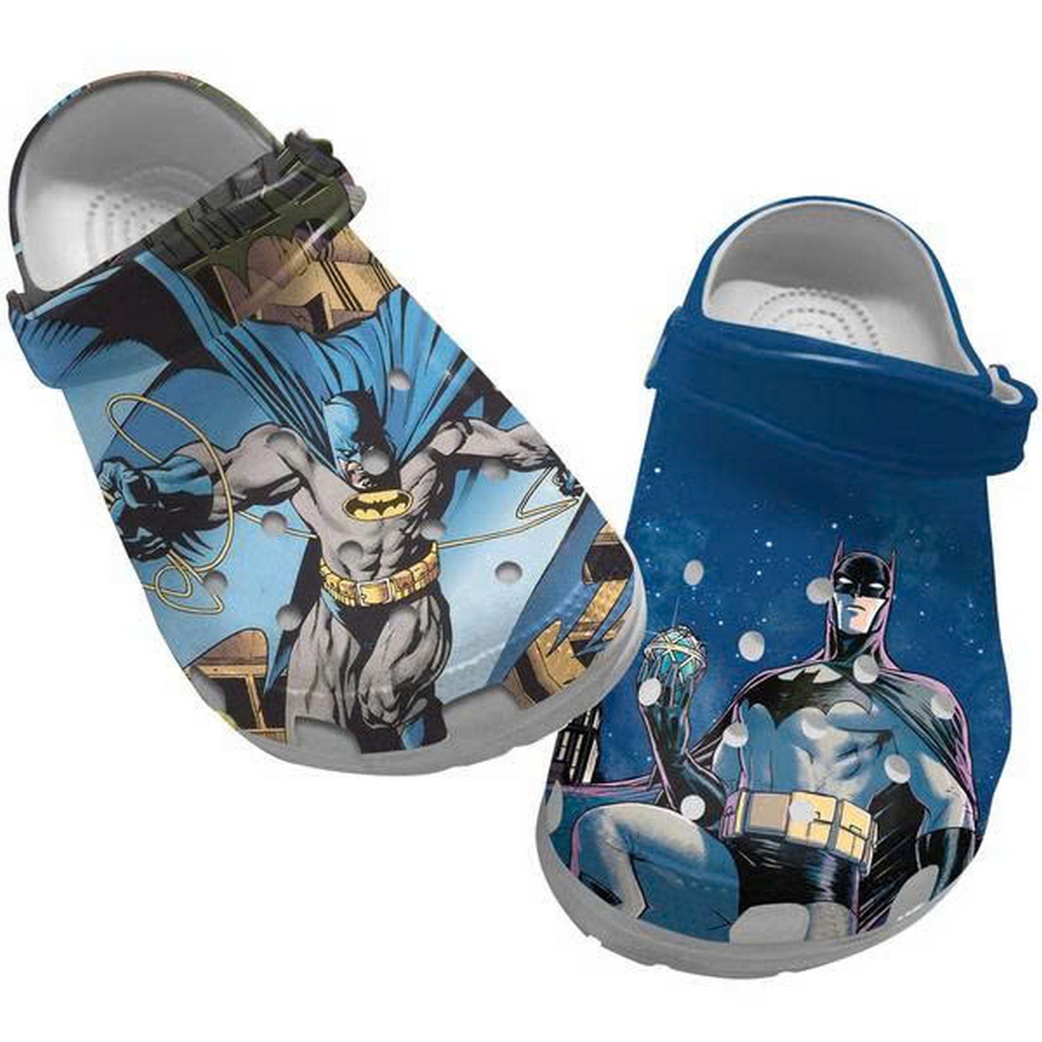 batman comic cartoon clogs for kids and adults 0wmva