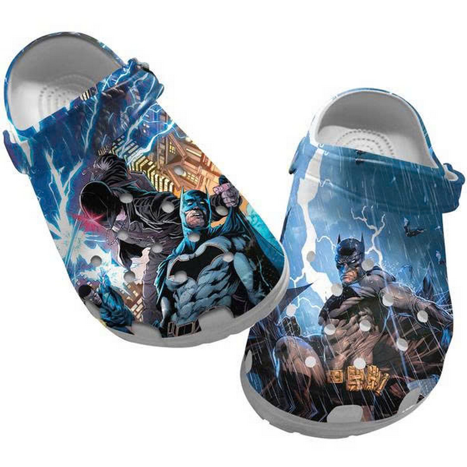 batman comic fighting clogs for kids and adults 0b5dk