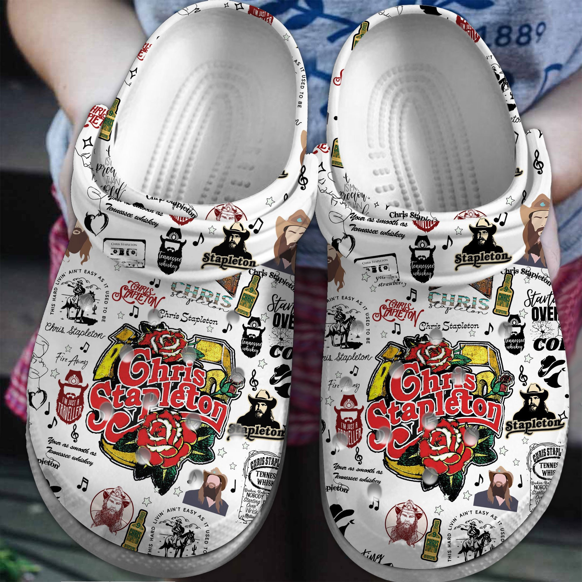 beautiful design chris stapleton music clogs fast shipping worldwide dfrh4