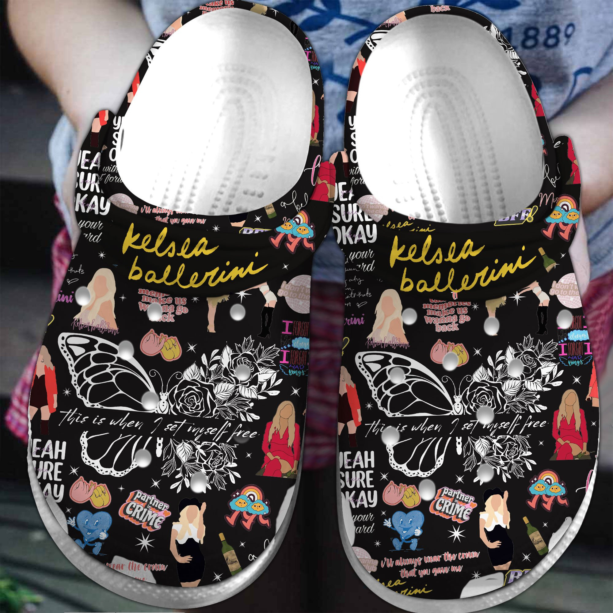 beautiful kelsea ballerini music black clogs for kids and adults ctdem