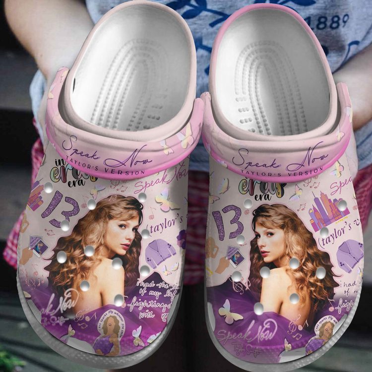 beautiful singer taylor swift pink clogs for kids and adults xpoan