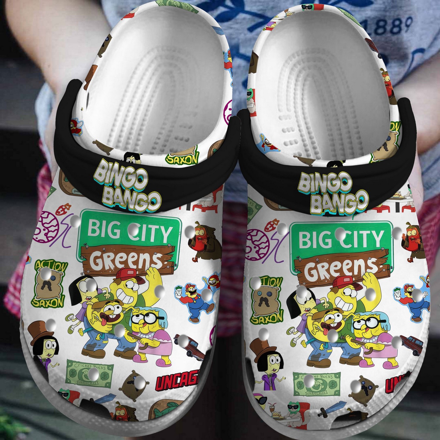 big city greens tv series bingo banggo clogs for kids 26 adults sqyxr