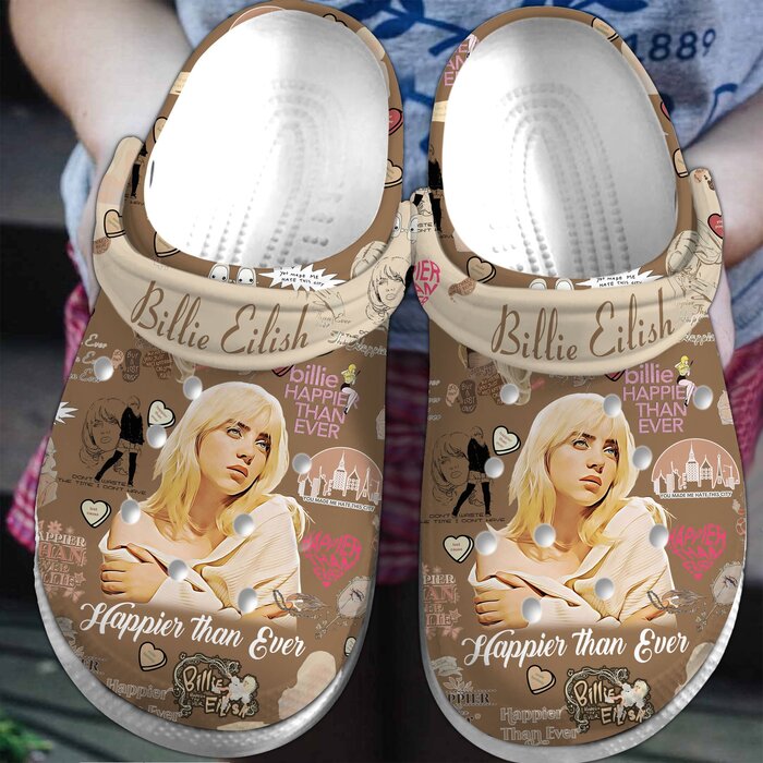 billie eilish happier than ever music brown clogs fevnk