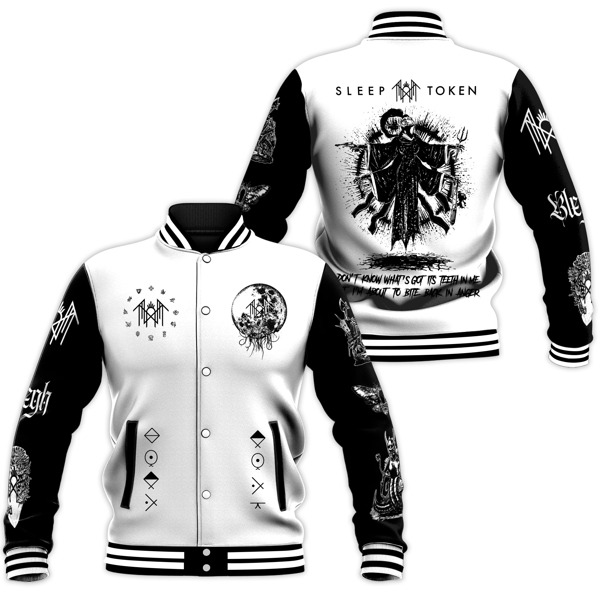 black myth sleep token cool baseball jacket vfqwi