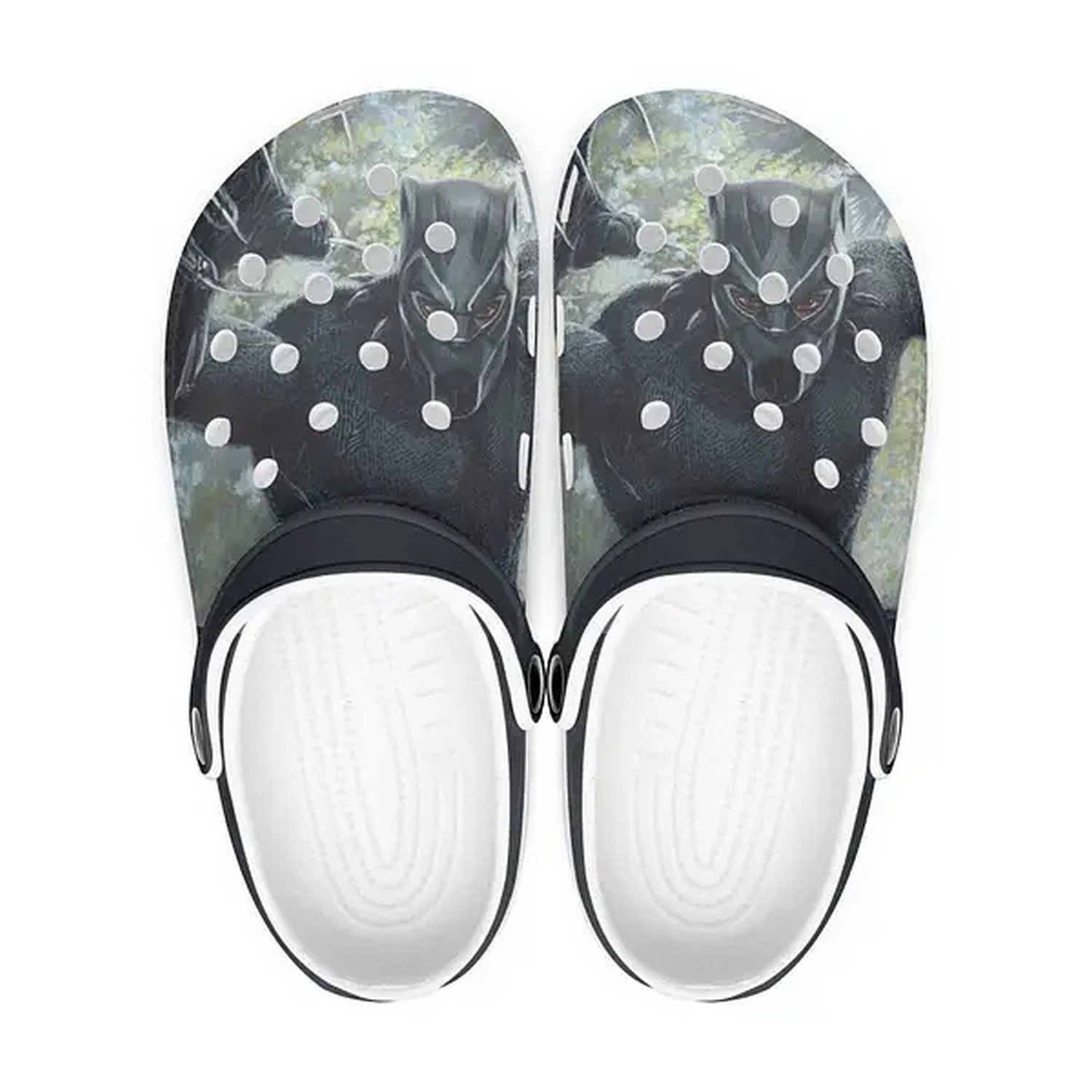 black panther avengers clogs for kids and adults 9fh0d