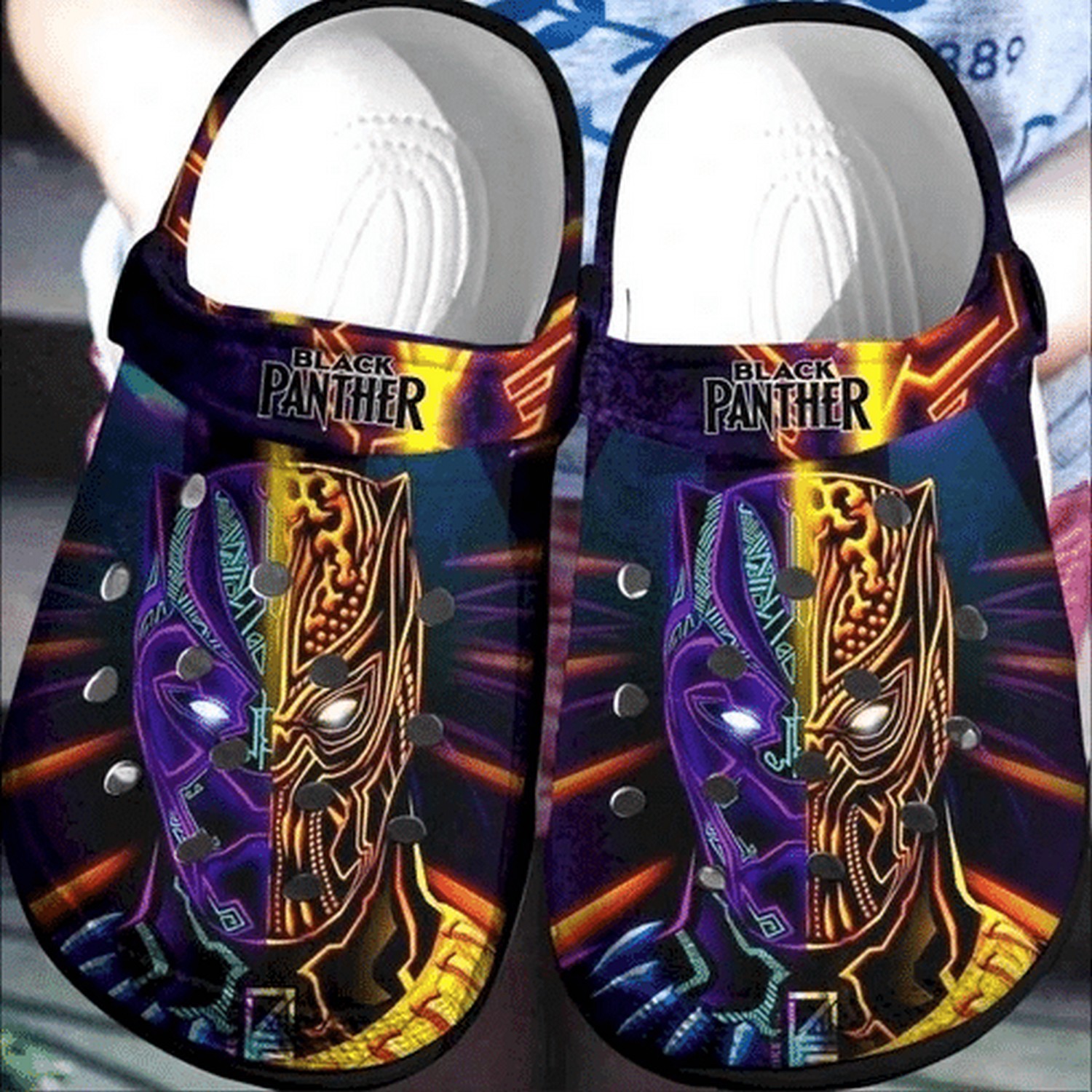 black panther clogs for kids and adults jvilp