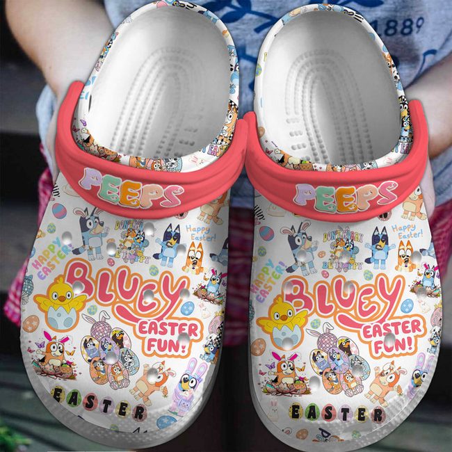 bluey eatser fun cartoon crocs for kids and adults thgbn