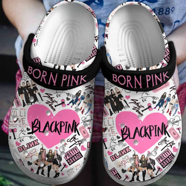born pink black pink music band clogs for kids 26 adults tdwjl