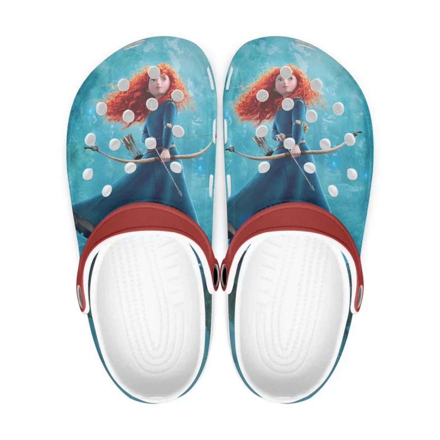 brave melinda princess cartoon movie clogs for kids and adults comaw