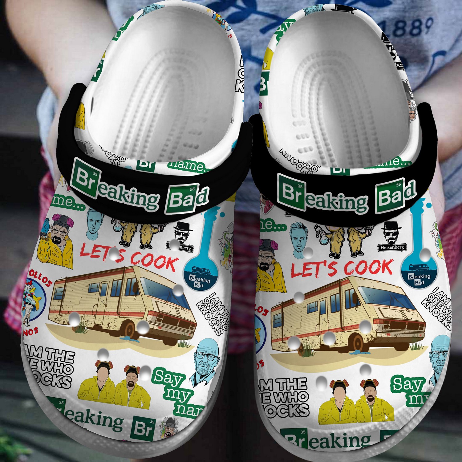 breaking bad tv series lets cook say my name clogs for kids 26 adults g9dlk