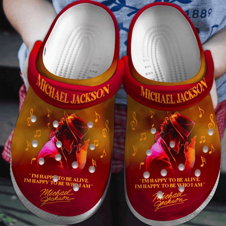breathable and lightweight crocs michael jackson music clogs onold