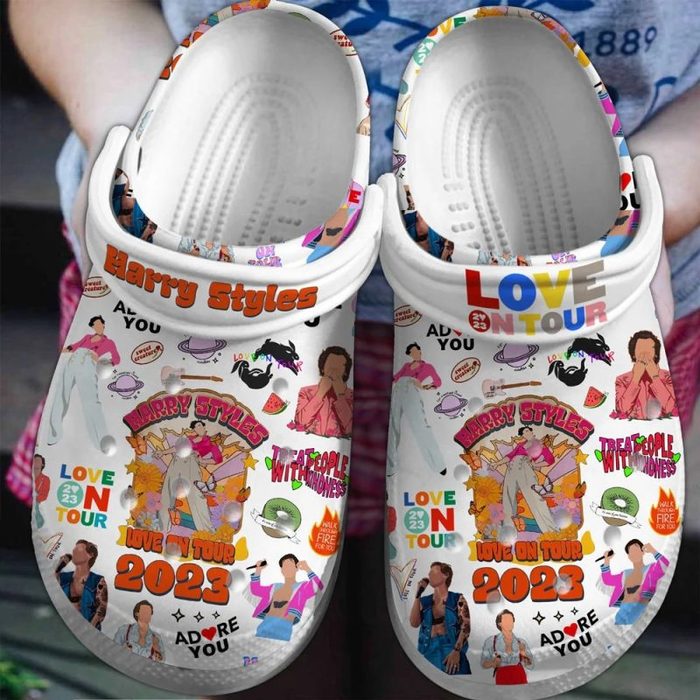 breathable harry styles white clogs for kids 26 adults hyrsc