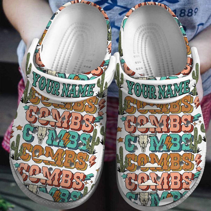 breathable luke combs white custom clogs for kids 26 adults iy3wd