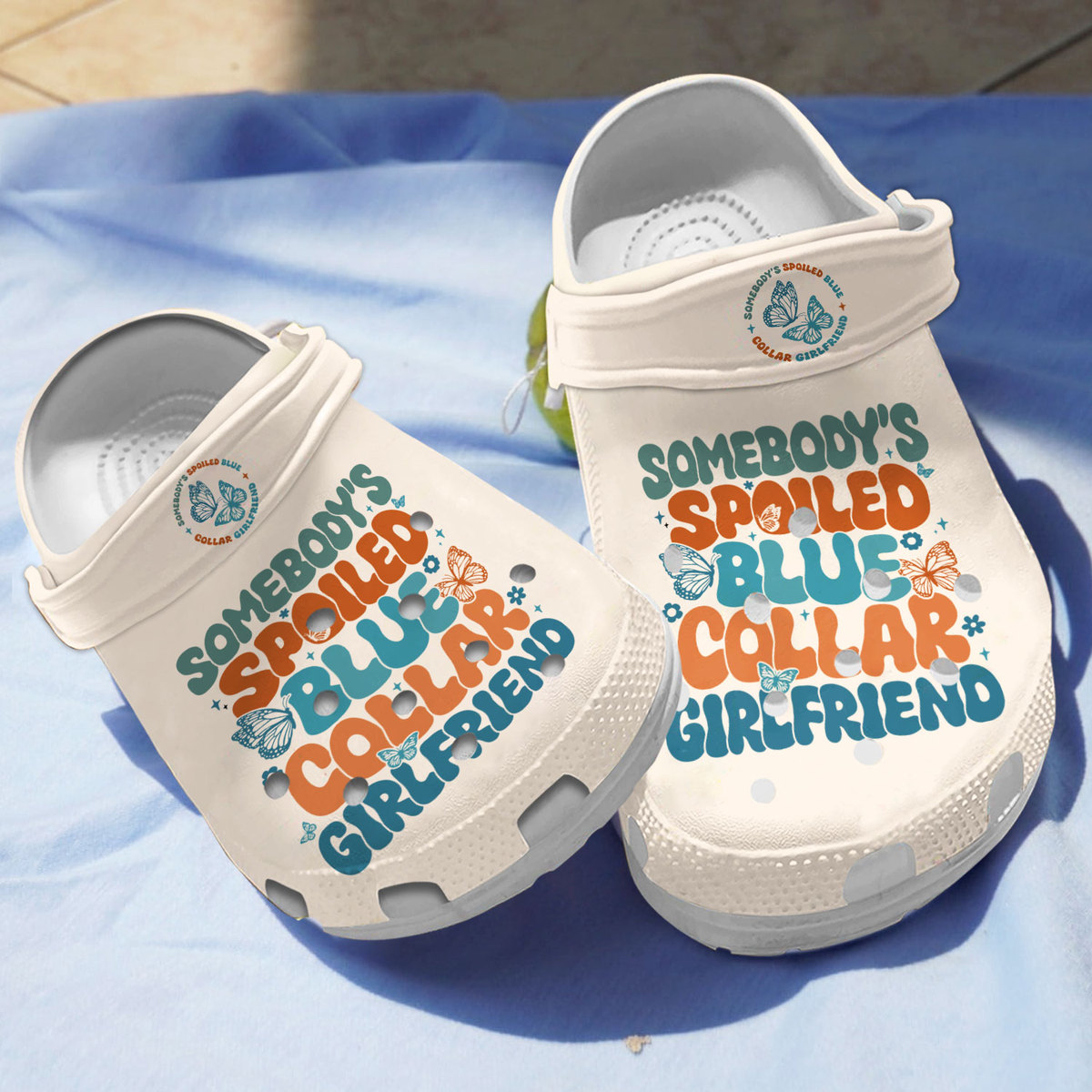 breathable somebodys spoiled blue collar girlfriend clogs for kids 26 adults uzrzr