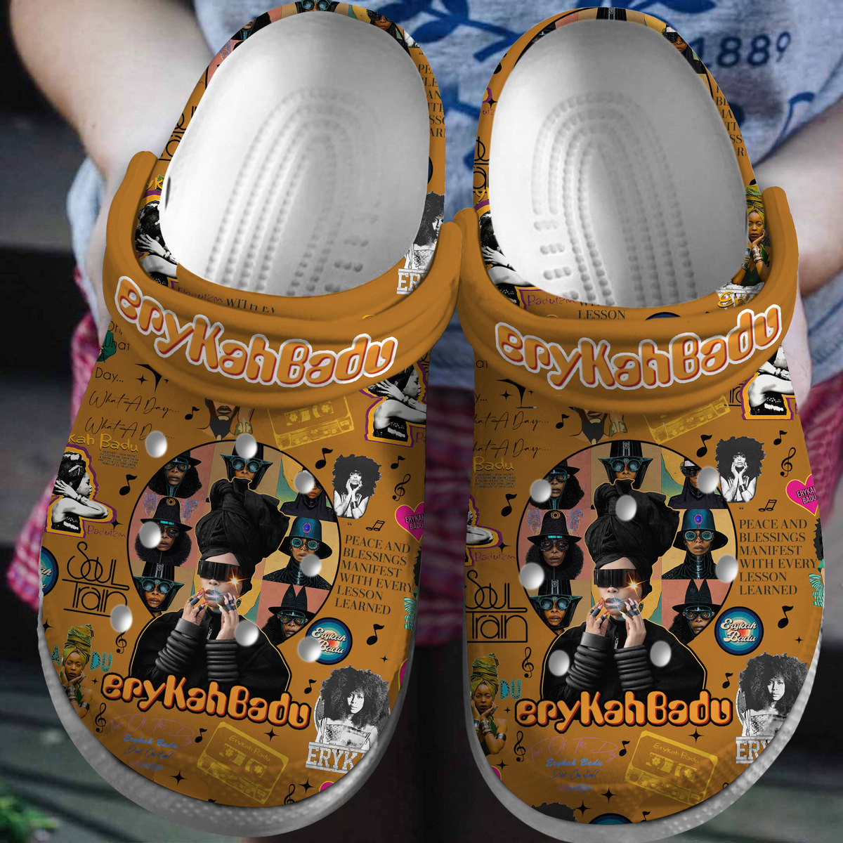 brown color shoes erykah badu music clogs for kids and adults ztmyg
