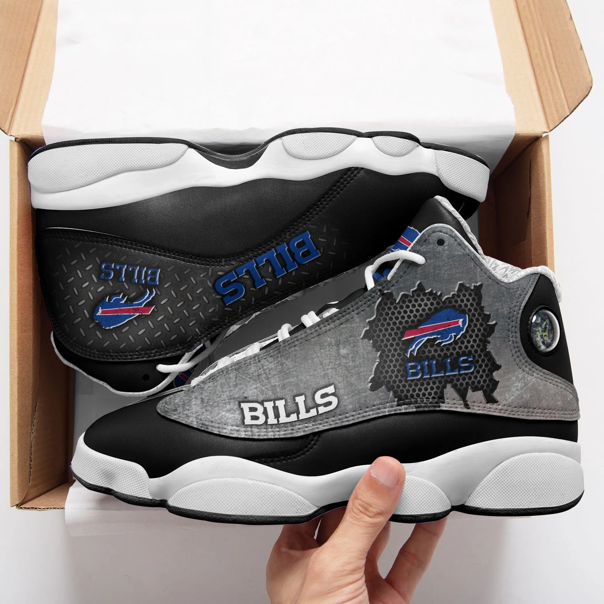 buffalo bills air jd13 sneakers 204 wzxyx