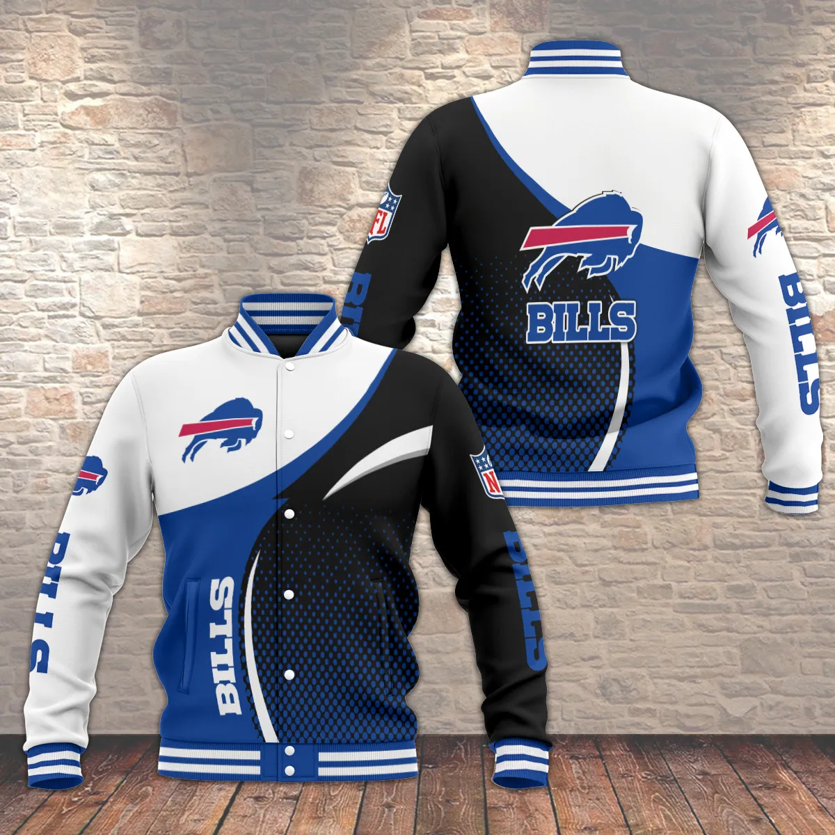 buffalo bills baseball jacket 11 vs28v