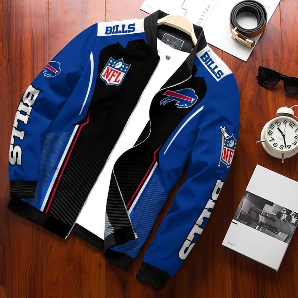 buffalo bills bomber jacket 222 ofki9