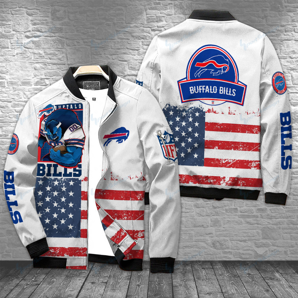buffalo bills bomber jacket bg403 kxuxf