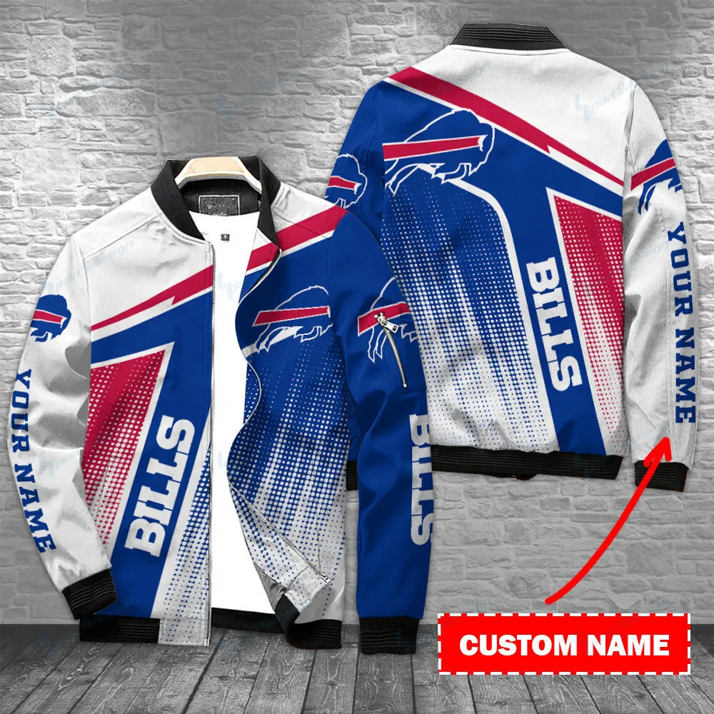 buffalo bills bomber jacket bg462 ufzzk