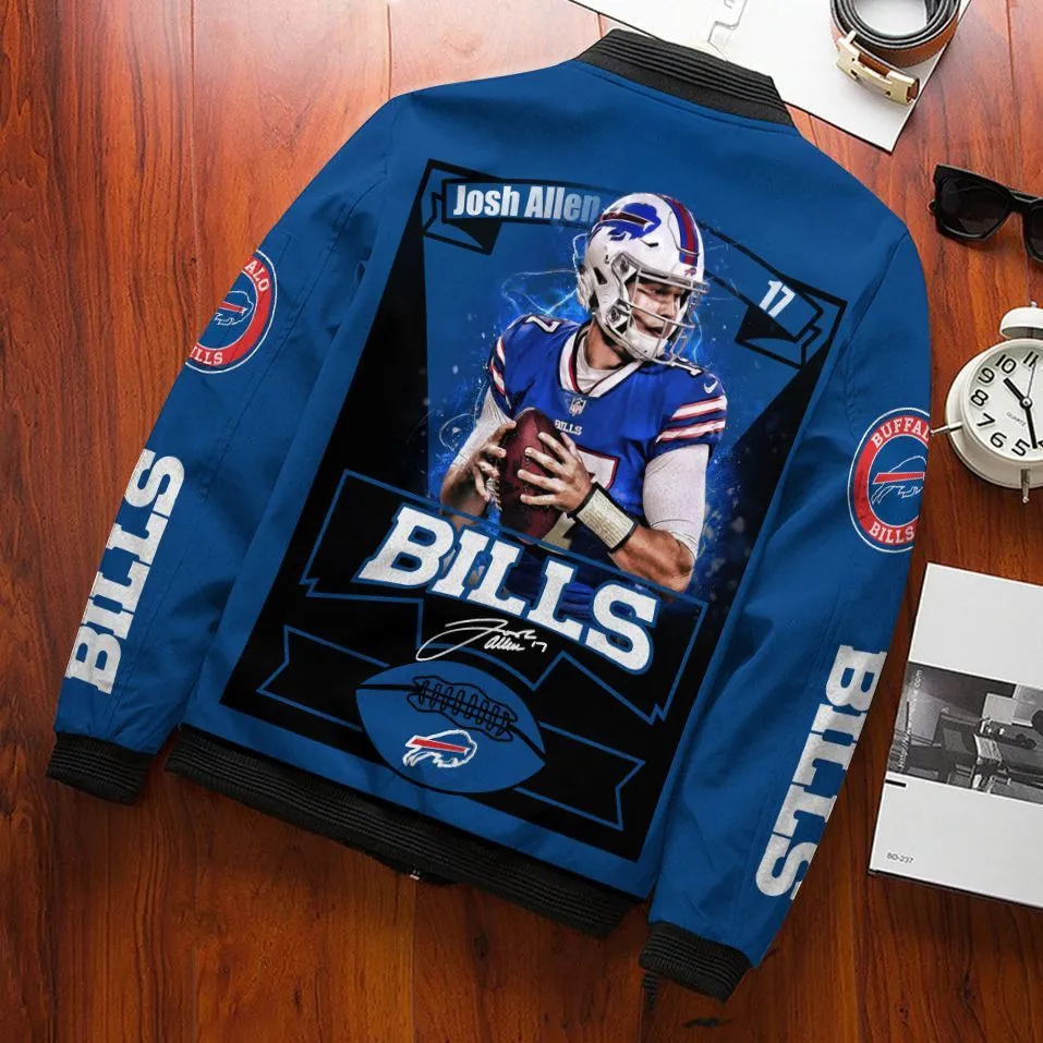 buffalo bills josh allen bomber jacket 458 vlkzh