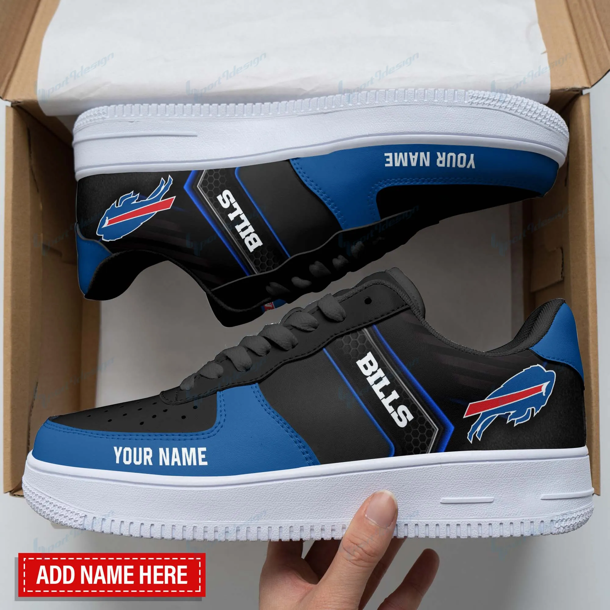 buffalo bills personalized af1 shoes bg107 q15ef