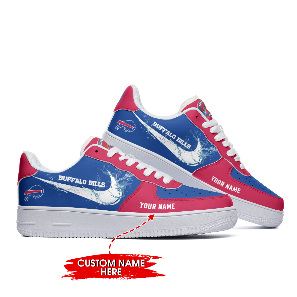 buffalo bills personalized af1 shoes bg284 hijux