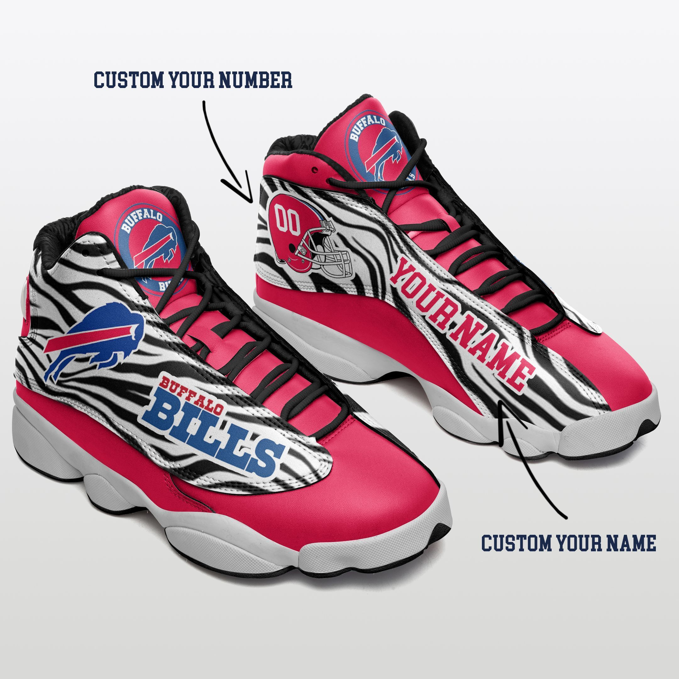buffalo bills personalized ajd13 sneakers 934 uwtga