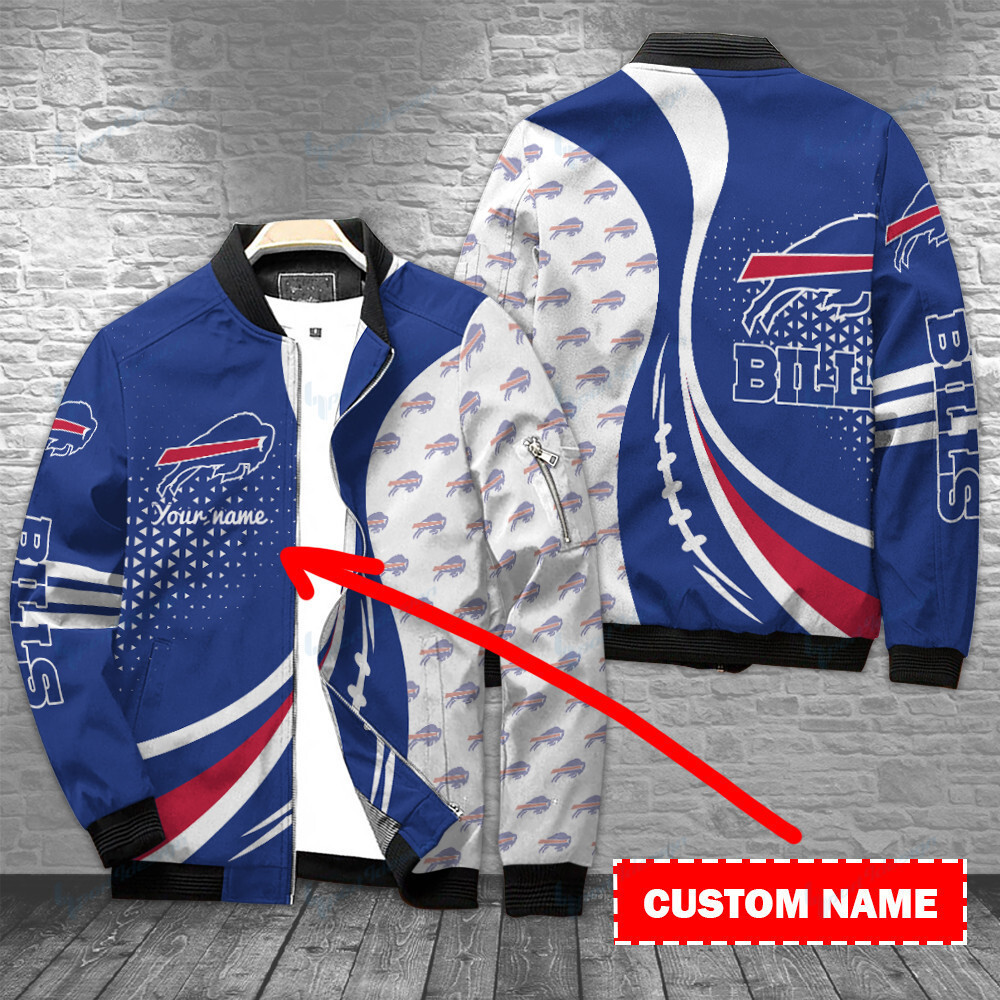 buffalo bills personalized bomber jacket bg386 7zal0