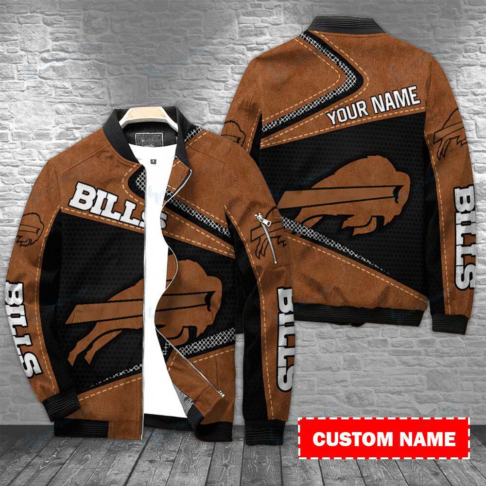 buffalo bills personalized bomber jacket bg465 jrbee