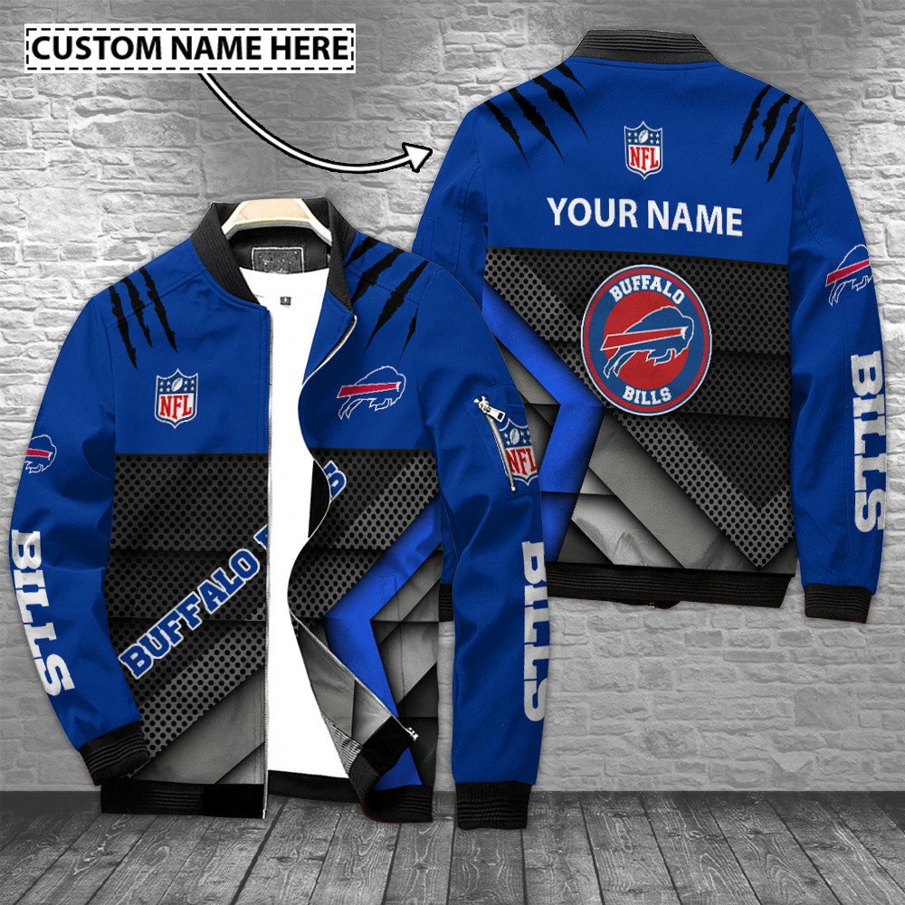 buffalo bills personalized bomber jacket bg519 ufwuq