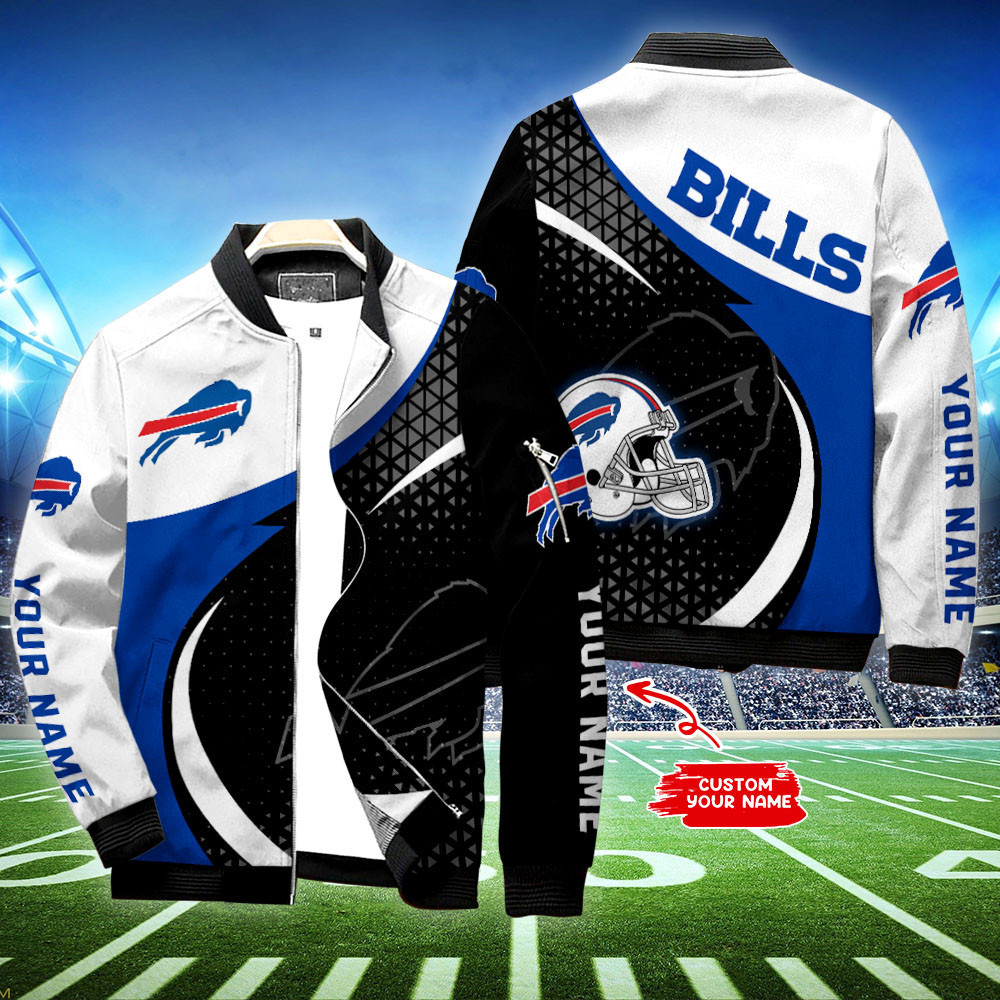 buffalo bills personalized bomber jacket bg538 acgkt
