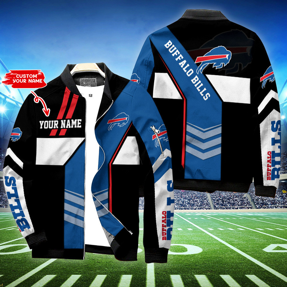 buffalo bills personalized bomber jacket bg553 njfvq