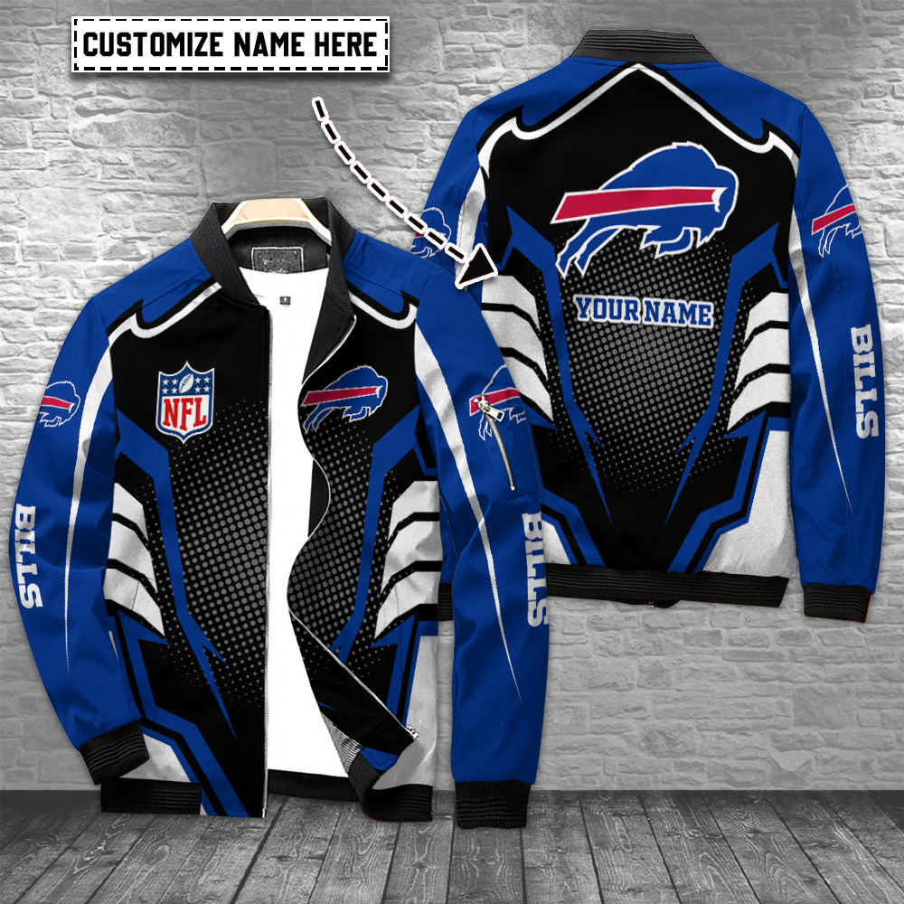 buffalo bills personalized bomber jacket bg614 ns4yx