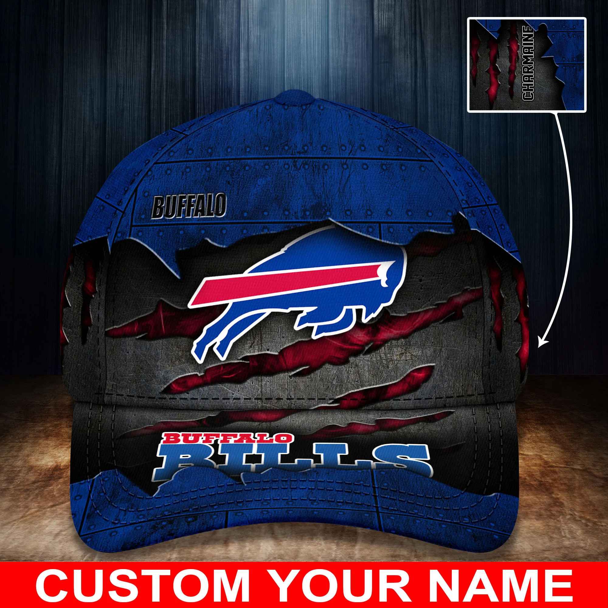 buffalo bills personalized classic cap bg294 2u5ie