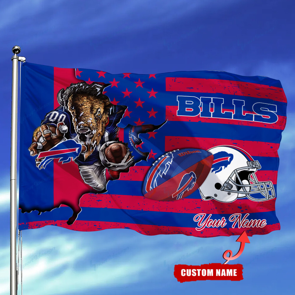 buffalo bills personalized flag 109 s57uo