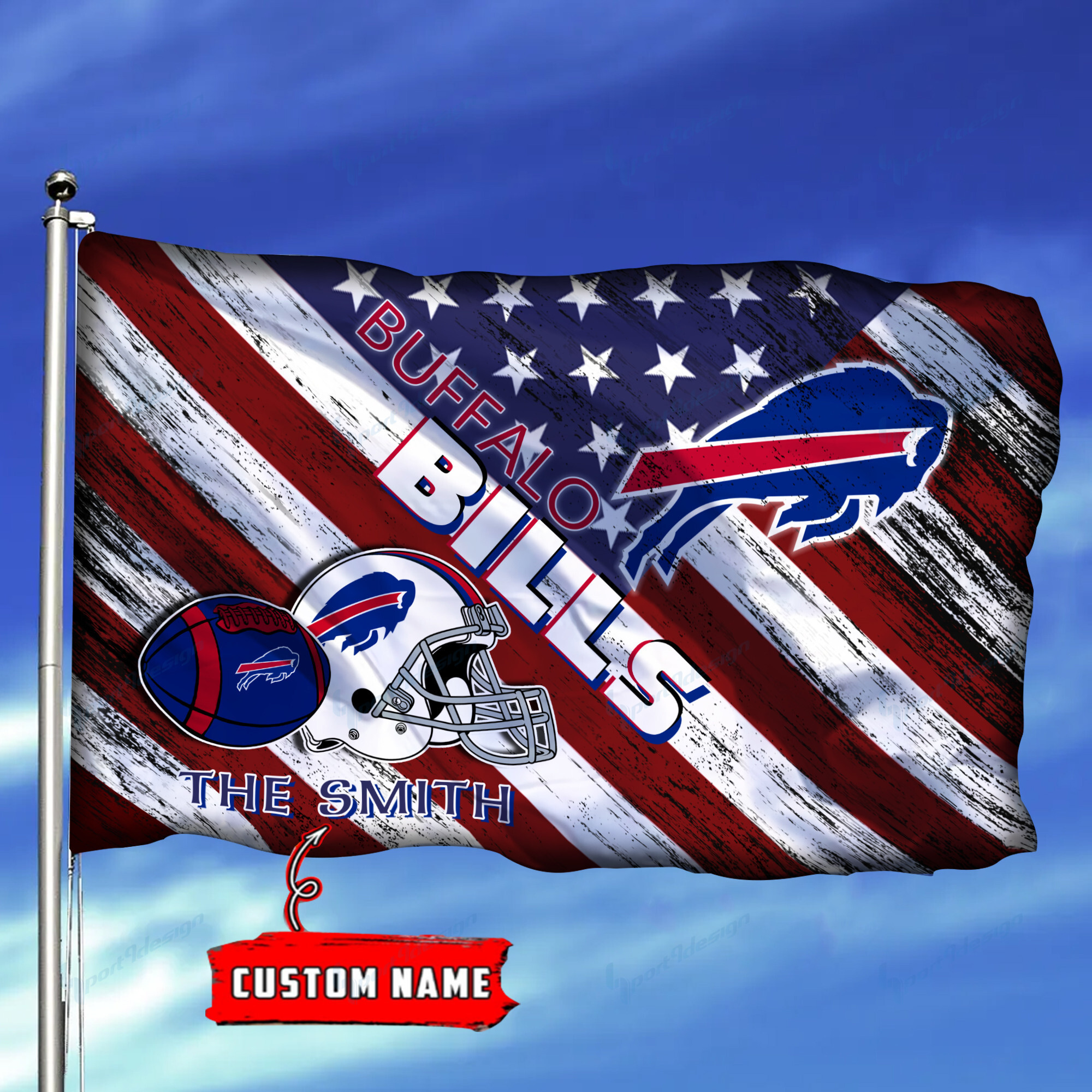buffalo bills personalized flag 138 pb4rx