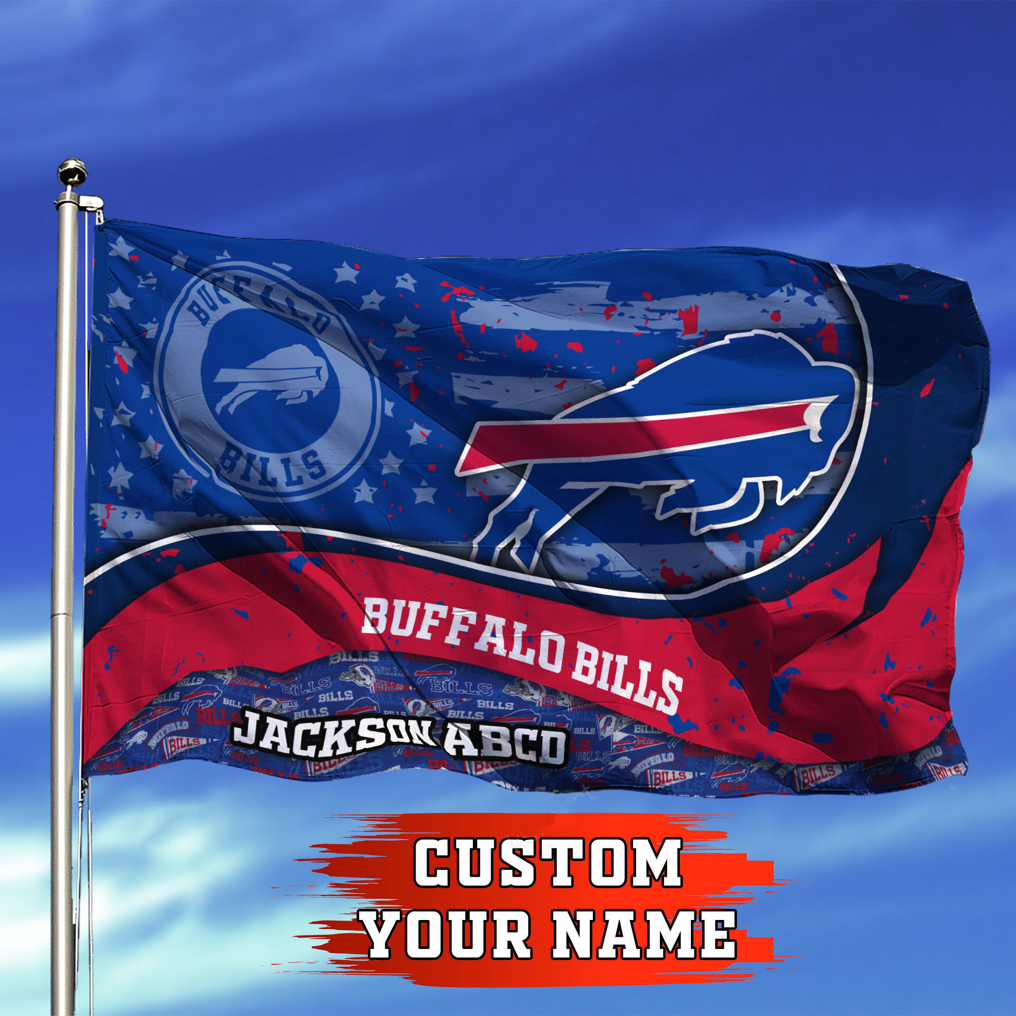 buffalo bills personalized flag 308 u04sv