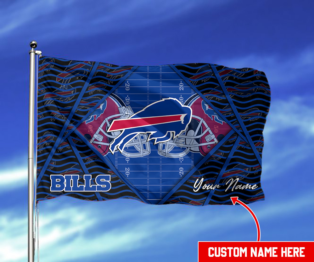 buffalo bills personalized flag 403 hgjlk