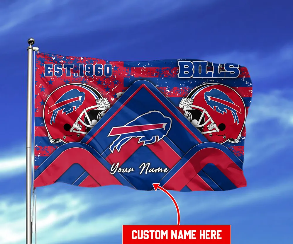 buffalo bills personalized flag 438 zhexd