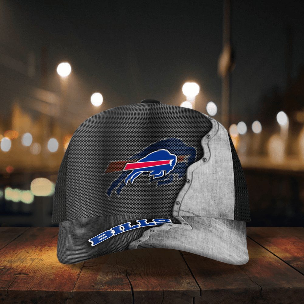 buffalo bills specialized metal texture baseball baseball classic cap men hat 2