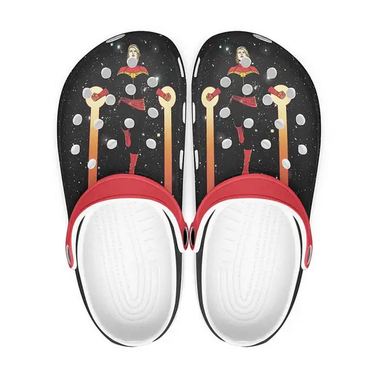captain marvel avengers clogs for kids and adults erecn