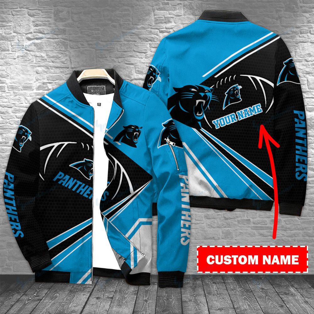 carolina panthers personalized bomber jacket bg440 tfyui