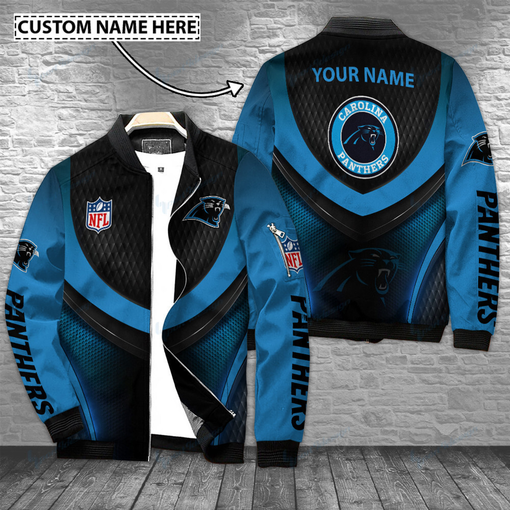carolina panthers personalized bomber jacket bg475 i3tds